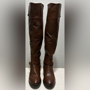Cleopatra Duke 42 Knee Length Boot - Brown - 10 - 22” Tall - 2” Heel